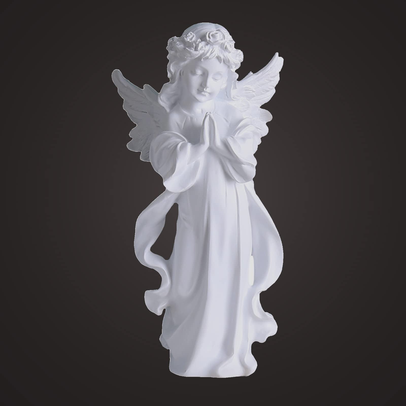 Praying Baby Angel Statues and Figurines Cute Memorial Resin Wings