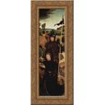 thumbnail image 1 of Praying Donor with St. William of Maleval 13x24 Gold Ornate Wood Framed Canvas Art by Memling, Hans, 1 of 2