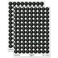 thumbnail image 1 of Praying Hands 200+ Round Stickers - Black - Matte Finish - 0.50" Size, 1 of 3