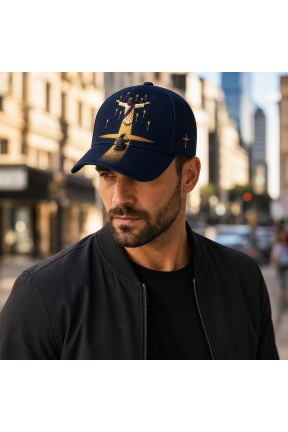 Praying Hands Baseball Cap, Adjustable Embroidered Protection Hat for Daily Wear, Inspirational Gift for Men and Women