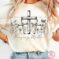 thumbnail image 1 of Praying Mama T-Shirt, Retro Christian Mom Bible Verse Tee, Faith-Based Motherhood Shirt, Christian Gift for Mother’s Day, 1 of 5