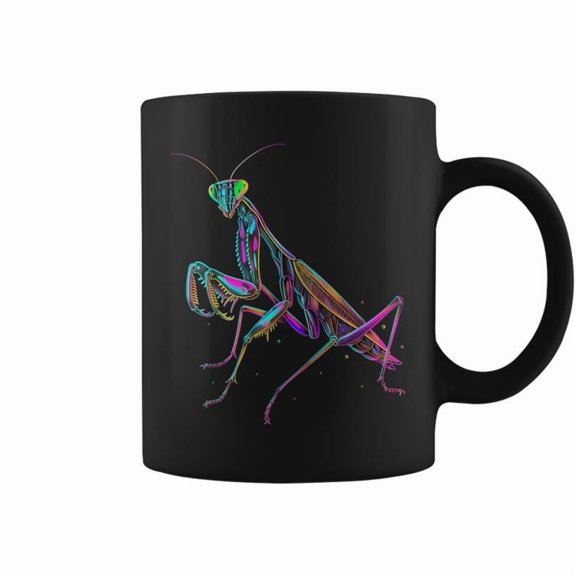 Praying Mantis Colorful Insect Bug Entomology Entomologist Coffee Mugs
