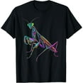 thumbnail image 1 of Praying Mantis Colorful Insect Bug Entomology Entomologist T-Shirt, 1 of 4