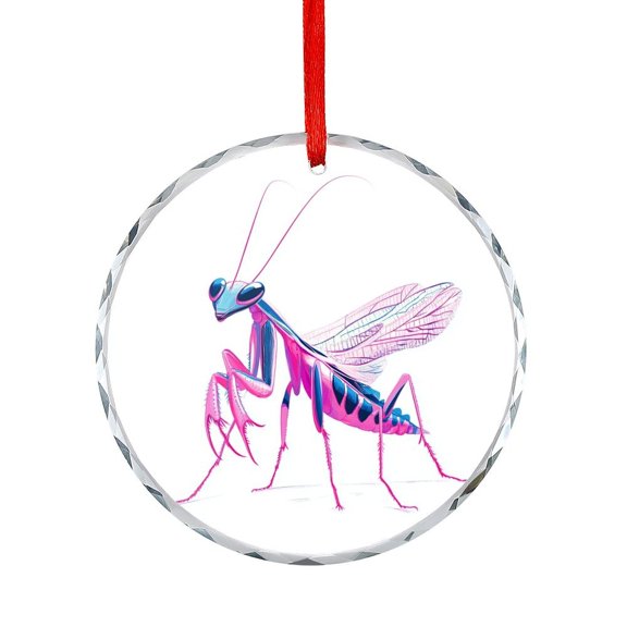 Praying Mantis Crystal Glass Christmas Ornament Christmas Decorations Crystal Glass Christmas Decor with Holiday Design Unique Home Decor
