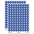 thumbnail image 1 of Praying Mantis Insect 200+ Round Stickers - Dark Blue - Matte Finish - 0.50" Size, 1 of 3