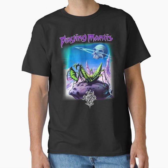 Praying Mantis Time Tells No Lies Old School UK H5287 Unisex T-Shirt, Up to 5XL Available