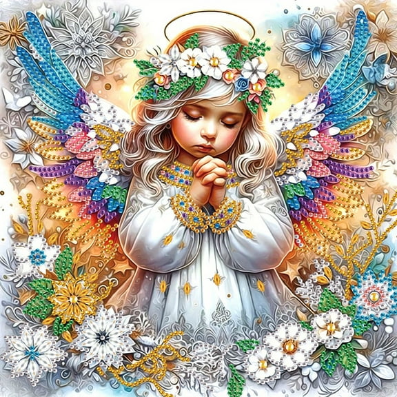 Praying Wings Angel Diamond Art Painting Kit