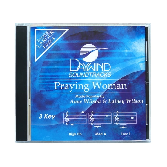 Praying Woman Made Popular by Anne Wilson & Lainey Wilson NEW CD Accompaniment