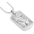 thumbnail image 1 of Praying hands - Dog Tag Necklace-free Chain, 1 of 1
