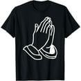 thumbnail image 1 of Praying hands T-Shirt, 1 of 4