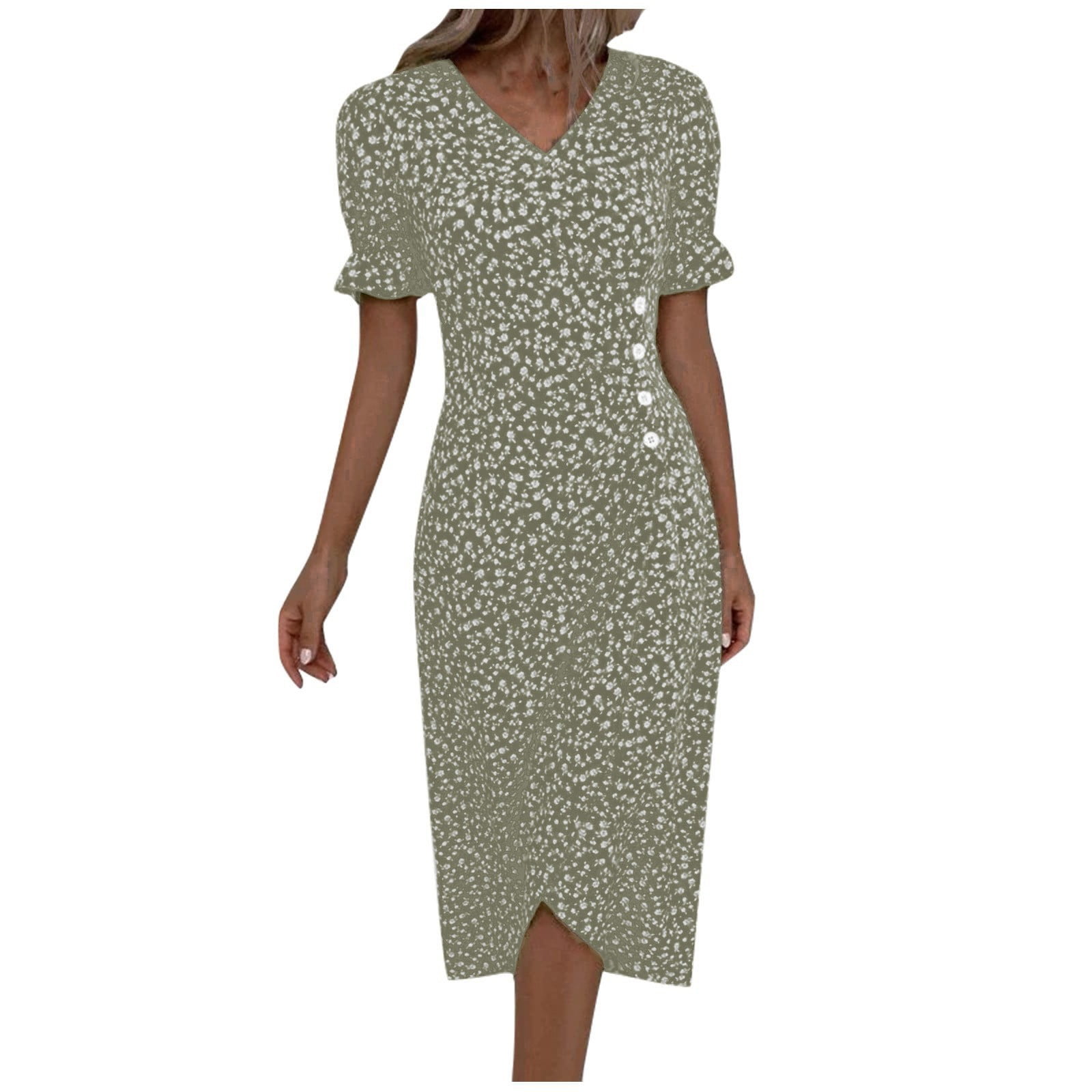 Boho Mini Dress For Women – Floral Print Long Sleeve V-Neck Dress With Tassel Tie Waist, Ruffle Hem, A-Line Swing Fit, Casual Beach Or Party Wear