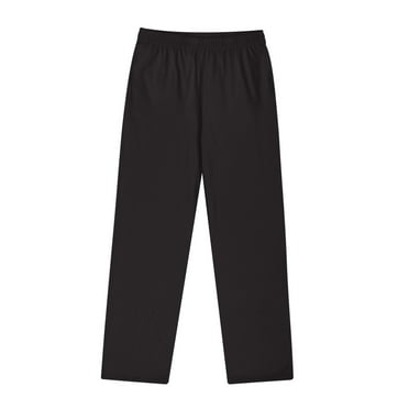 Prdecexlu Men's Soft Cotton Elastic Waist Sleep Pajama Pant Comfy Casual Lounge Pants with Pockets Black L