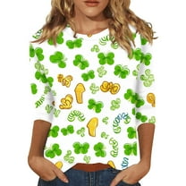 st patricks day crew neck funny