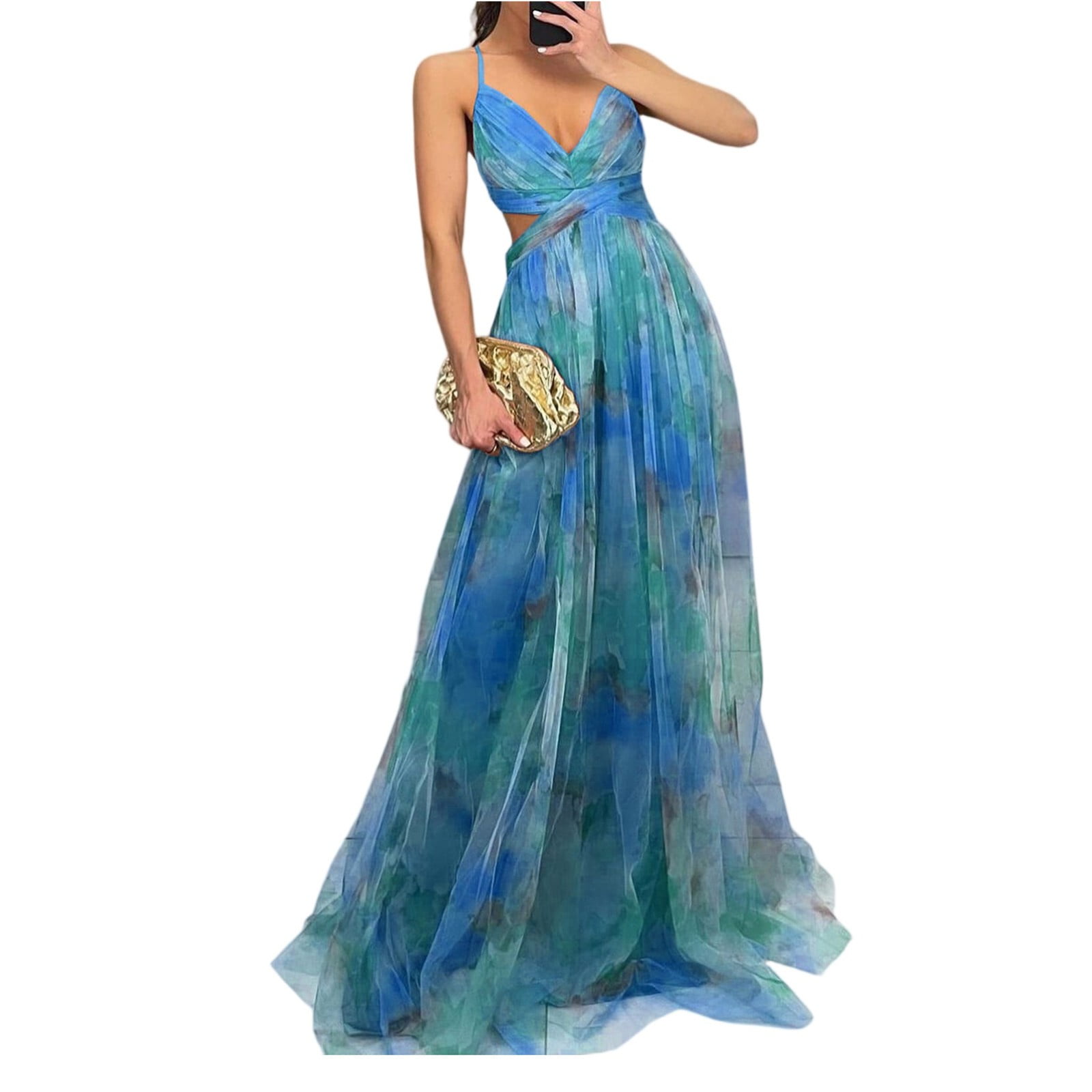colorful formal dresses Prom Glitter Evening Fabric Gown TW025 by Tina Holly Lilac / 16 main image 0