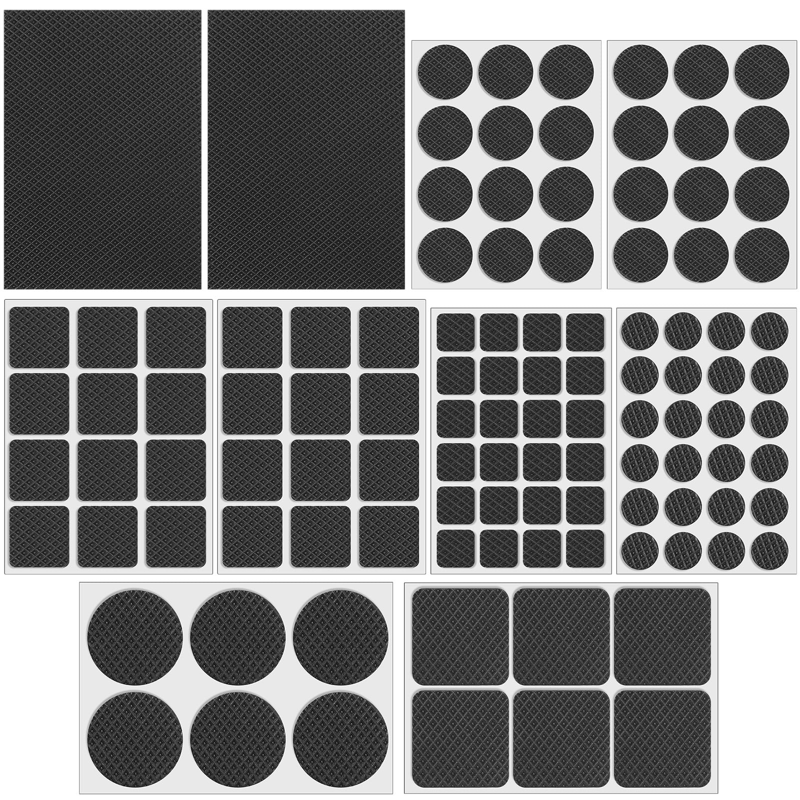 Prdigy 10 Sheets Non Slip Furniture Pads Furniture Grippers Chair Leg Pads Self Adhesive Chair Feet Anti Scratches Furniture Pads for Tiled Wood Floor Hardwood FloorsBlack in Togo at XOF 0 Rating 5