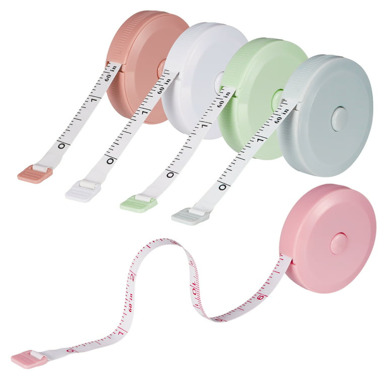 Prdigy 5 PCS Dual Sided Scales Fabric Tape Measure, 150cm/60 Inch