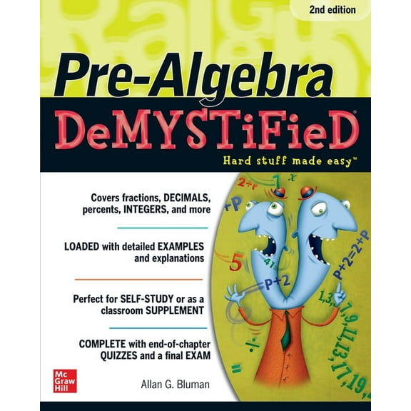 Pre-Algebra Demystified, Second Edition, (Paperback)