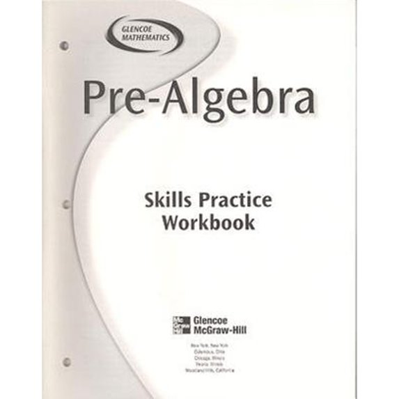 Pre-Algebra Skills Practice Workbook