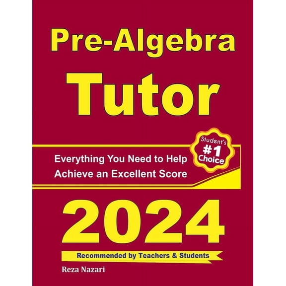 Pre-Algebra Tutor: Everything You Need to Help Achieve an Excellent Score (Paperback)