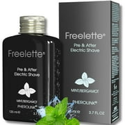Freelette Pre and After Electric Shave Lotion Cream Close Shaving Cooling Shaving Balm. Mint 3.76 fl.oz.