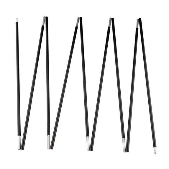 Pre-Assembled Aluminum Tent Pole 12ft 1.4in 8.5mm, Lightweight Tent Poles Replacement, 7001 T6 Heated Aluminum Alloy, Outer Dia. 0.33 1 Pole Pack