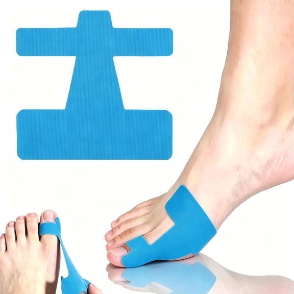 Pre-Cut Hallux Valgus Corrector Kinesiology Tape, Elastic and Breathable, Self-Adhesive Hallux Valgus Corrector for Men & Women