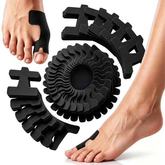 Pre-Cut Hallux Valgus Corrector Kinesiology Tape, Low-Profile Comfort, Simple Peel Application, Breathable, Bunion Corrector for Women  Men