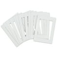 PreCut Mat Frames White, 5" x 7" (3" x 5" Artwork Size), Pkg of 12