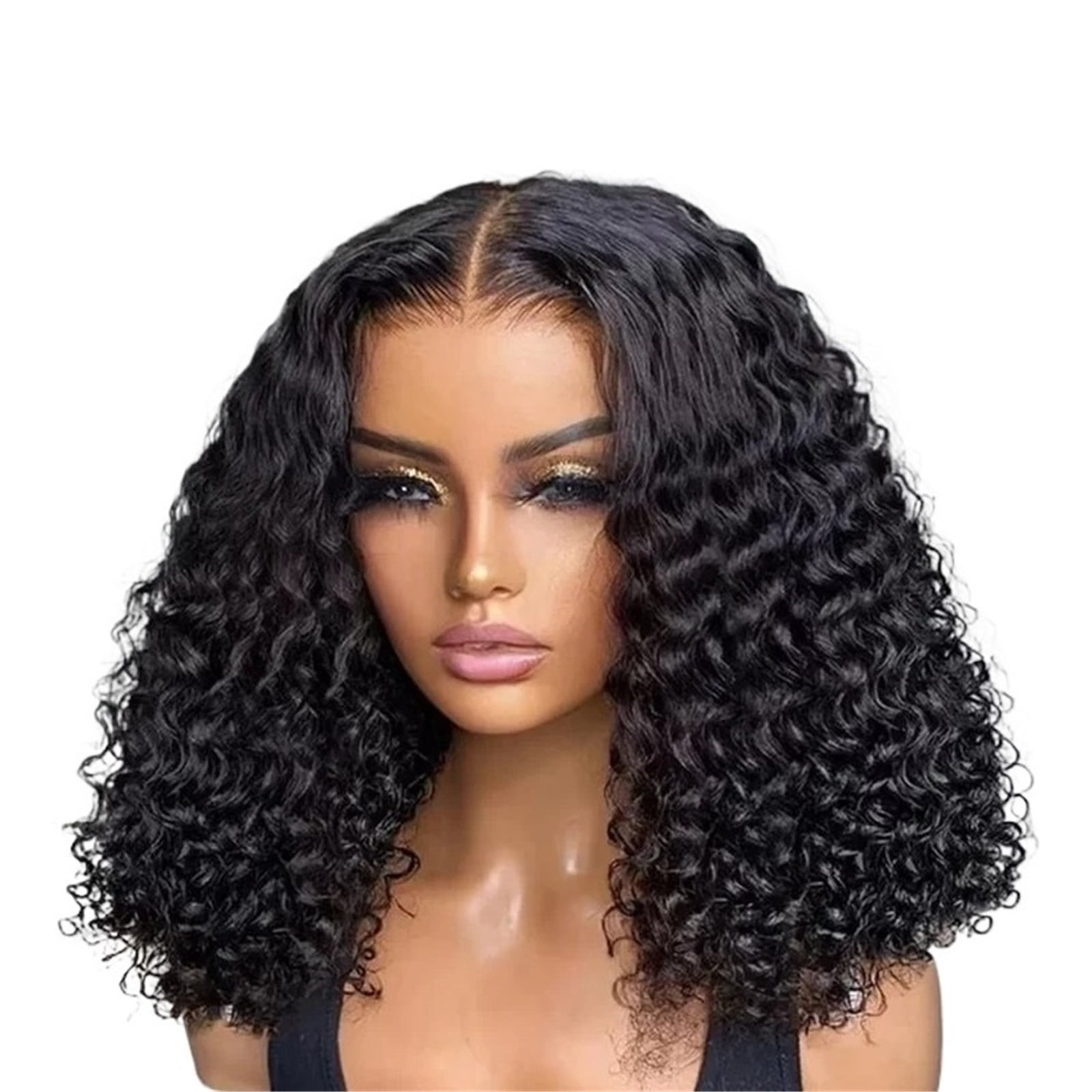 Pre Cut No Glue Water Wave 7x5 Wigs Curly Glueless Wig Human Hair Pre Plucked