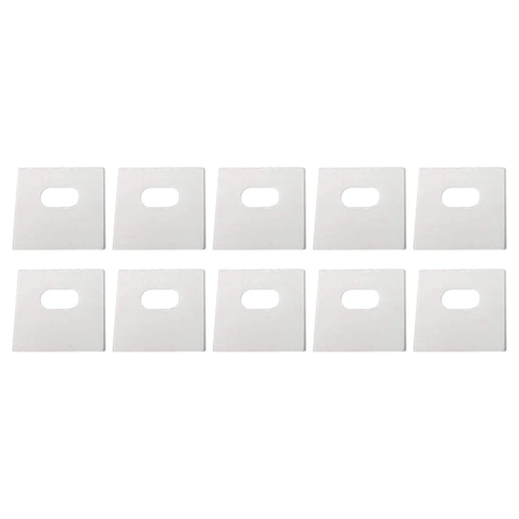 Pre-Cut PVC Blind Repair Tab, Strong Self-Adhesive Slat Fixer, Vertical Blind Replacement Patch, Peel-and-Stick Repair Kit for Damaged Vinyl and Fabric Blind Slats, 20 Pcs, 1.18x1.18"