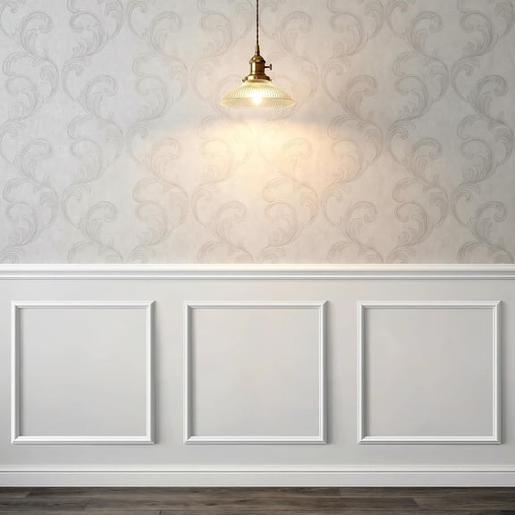 Pre-Cut Peel and Stick Wall Molding Wainscoting Panels, 20" x 20" | Adhesive, Paintable, Easy to install, Ideal for Interior Wall Decor Living Room Bedroom Hallway