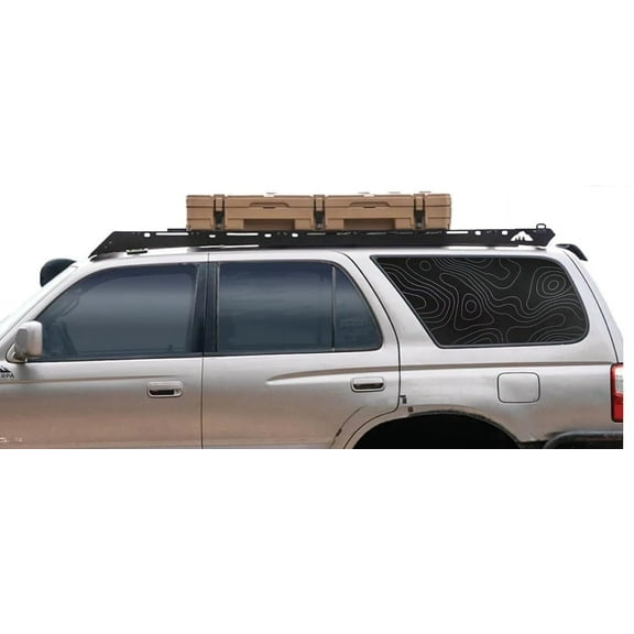 Pre-Cut Topographic Vinyl Window Decals Fits 3rd Gen Toyota 4Runner 1996-2002