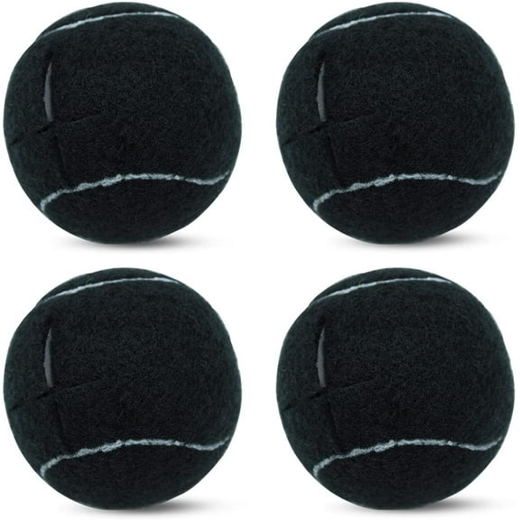 Pre-Cut Walker Tennis Ball Glides, 4 PCS Walker Glide Balls with Precut Opening for Easy Installation, Heavy Duty Thickness Walkers Legs Universal Precut Glide Balls