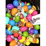 Pre Filled Chocolate Candy Plastic Easter Eggs with Free Unique Shopper Egg Token 100