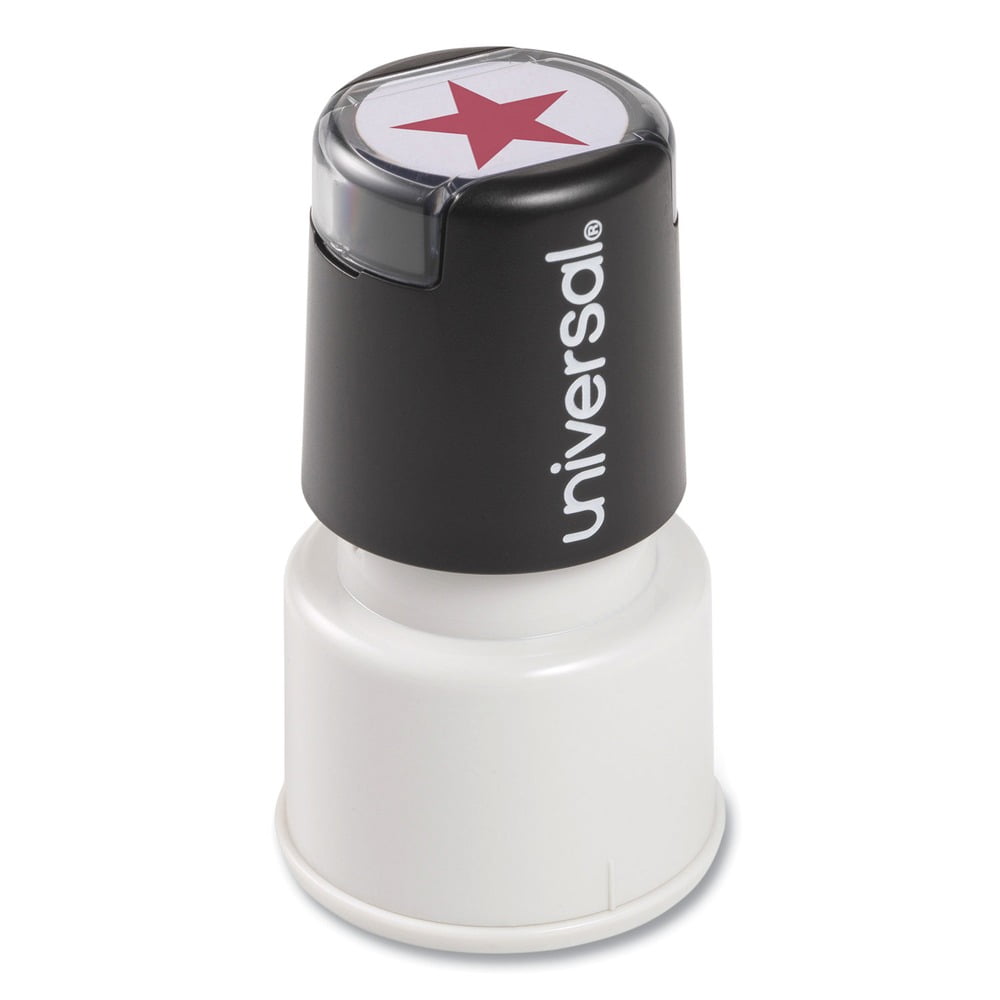 Stamp-Ever Pre-inked Star Round Stamp - Design Stamp - Stamp-Ever Pre-inked Star Round Stamp - Design Stamp -