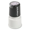 thumbnail image 1 of Pre-Inked/Re-Inkable Smiley Face Round Message Stamp - Red, 1 of 5