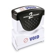 thumbnail image 1 of Pre-Inked Shutter Stamp, Red/blue, Void, 1 5/8 X 1/2 | Bundle of 2 Each, 1 of 4