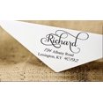 thumbnail image 1 of Pre Inked Wedding Invitation Rubber Stamp Return Address Self Inking Stamper Personalized Gifts Design By Printtoo, 1 of 2