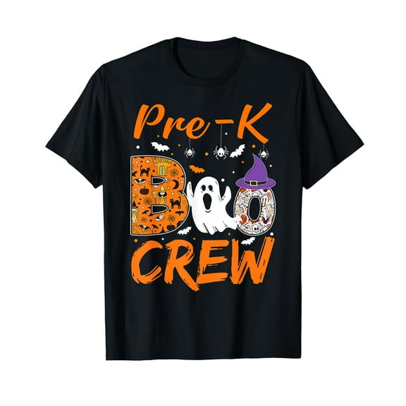 Pre K Boo Crew Teacher Student Halloween Pre Kindergarten T-Shirt