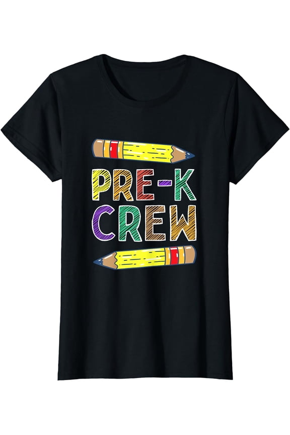 Pre-K Crew Funny PreK Teachers Back To School T-Shirt