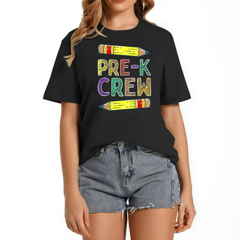Pre-K Crew For Pre-K Teacher T Shirt Back To School Pre-K Crew For Pre-K Teacher T Shirt Back To School