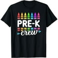 thumbnail image 1 of Pre-K Crew Teacher Team Squad Hello Back School Graduation T-Shirt, 1 of 4