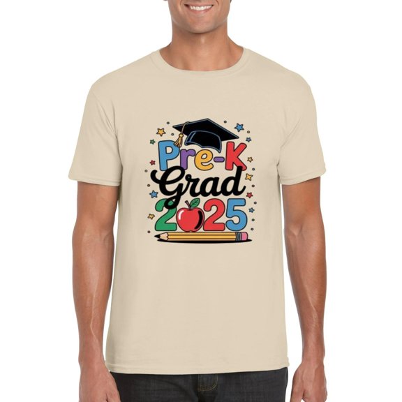 Pre-K Grad 2025 Preschool Graduation Celebration Kids Gift T-Shirt, for men & women, up to size 5XL