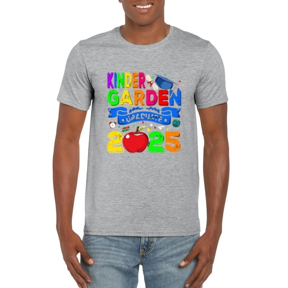Pre-K Kindergarten Grad 2025 Fun Kids Preschool Celebration Graphic T-Shirt, for men & women, up to size 5XL
