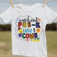 thumbnail image 1 of Pre K Shirt For Kids, Watch Out Pre K Here I Come Back To School Pre K Shirt For Toddlers, First Time To Preschool T Shirt TODDLER SHORT SLEEVE TEE BELLA CANVAS 3001T, 1 of 3