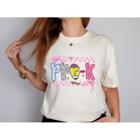 Pre K Teacher Preschool Crew T-Shirt All Size S-5Xl