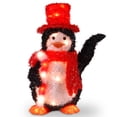thumbnail image 1 of Pre-Lit 22" Tinsel Penguin, 1 of 4