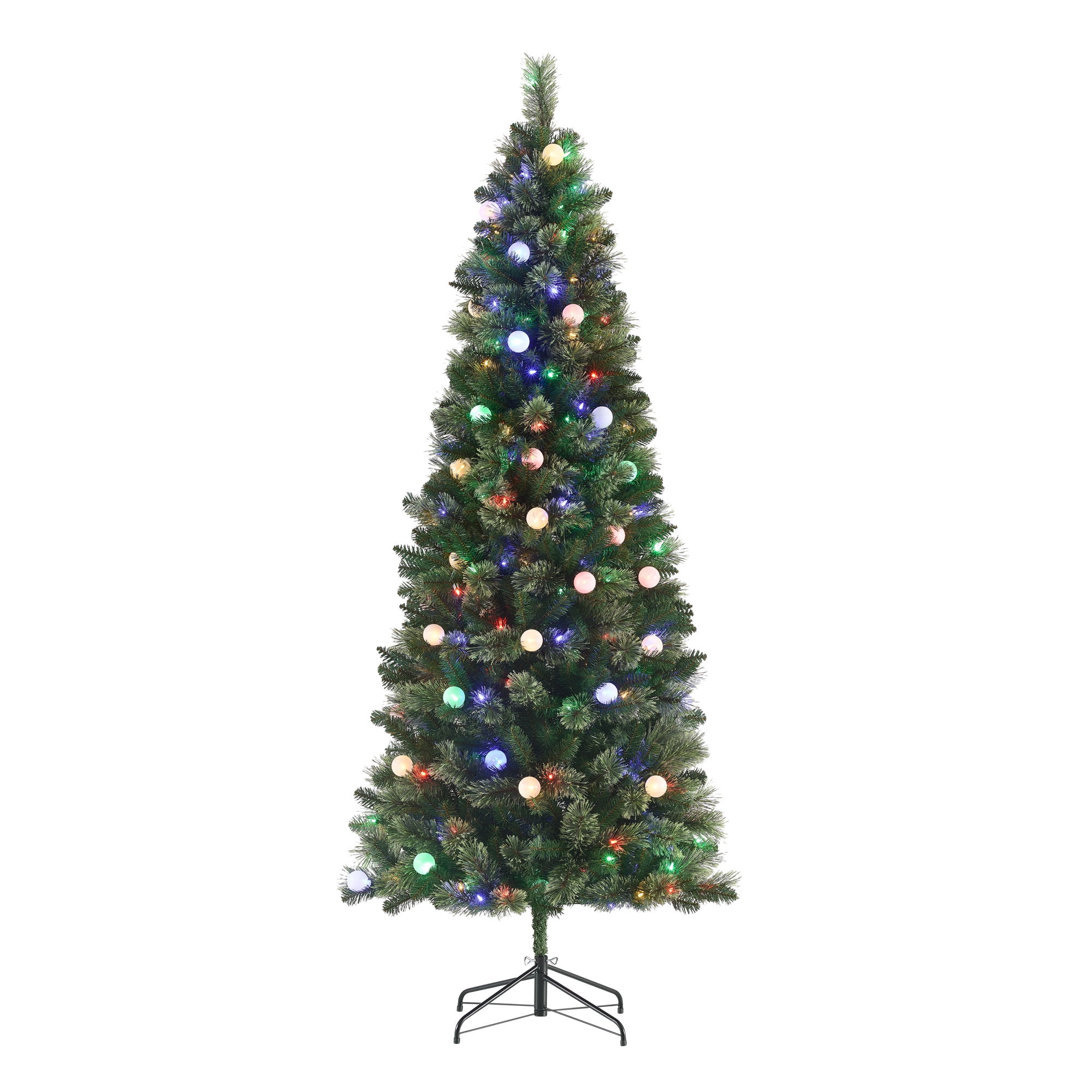 PreLit 280 LED MultiColor Lights Ozark Fir Cashmere Artificial