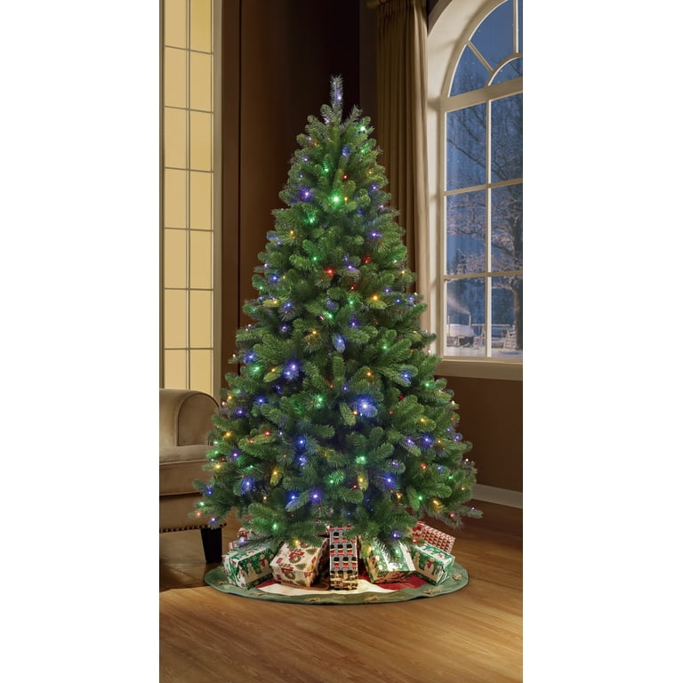 5' Vermont Spruce Tree with 250 Color Changing (Multifunction and Remote  Control) LED Lights