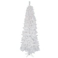 thumbnail image 1 of Pre-Lit 6.5' x 32" White Salem Pencil Dura-Lit Artificial Christmas Tree, White, Multi-Colored Lights, 1 of 7